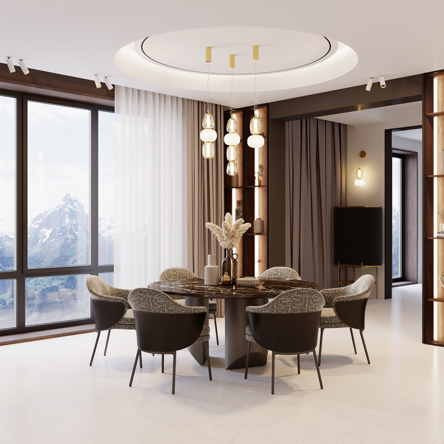 Maytoni Modern Pattern Подвесной светильник цвет: золото MOD267PL-L28G3K