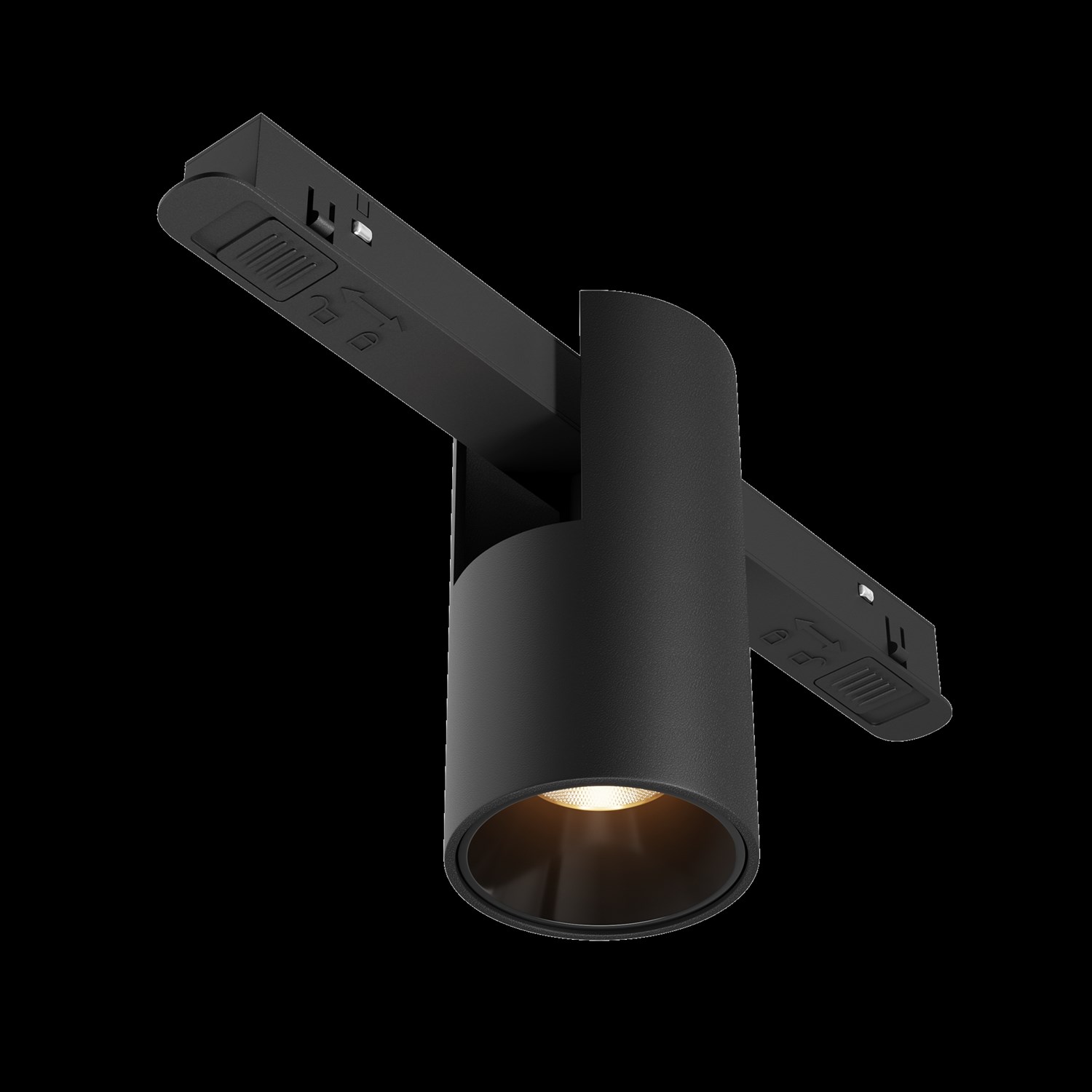Maytoni Technical Alfa Трековый светильник цвет: черный TR122-2-7W3K-B