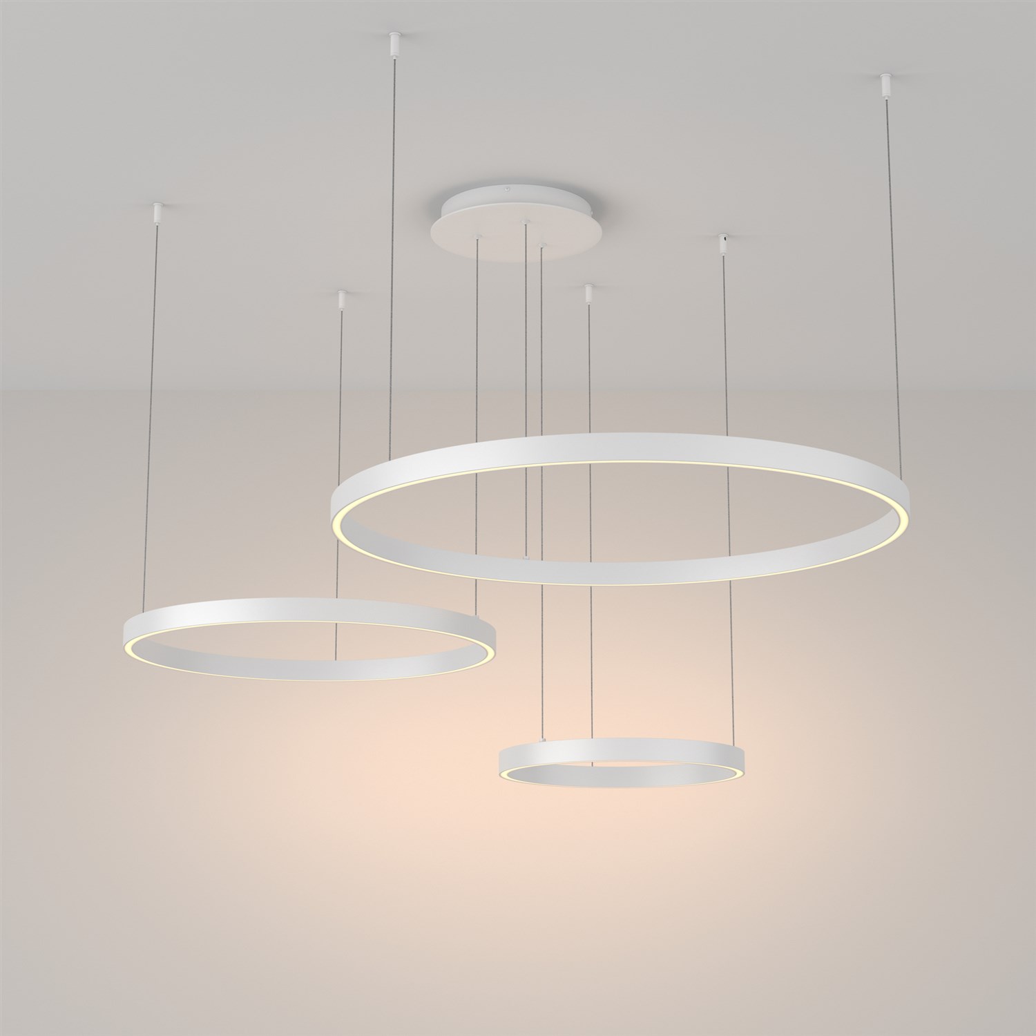 Maytoni Modern Rim Подвесной светильник цвет: белый MOD058PL-L100W3K