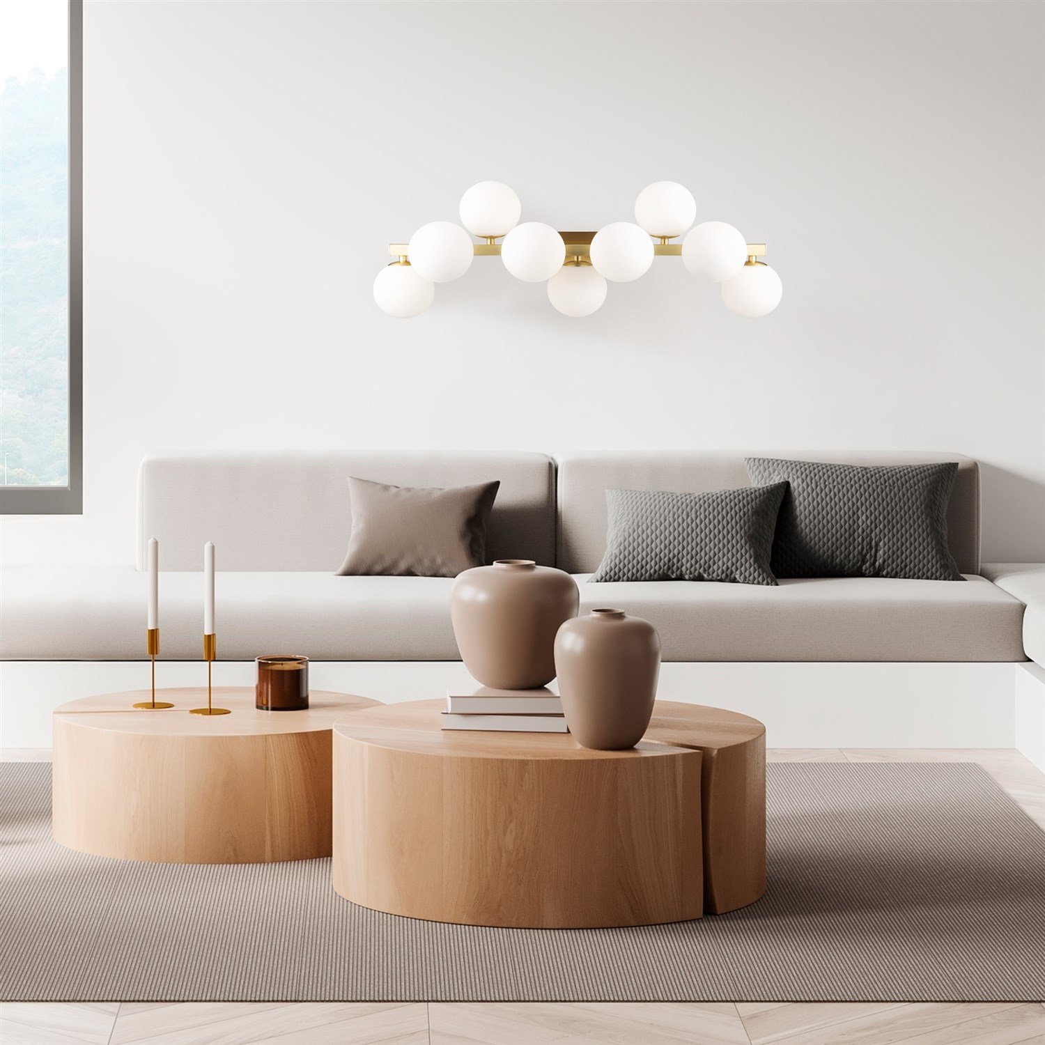 Maytoni Modern Dallas Настенный светильник (бра) цвет: золото MOD547WL-09BS