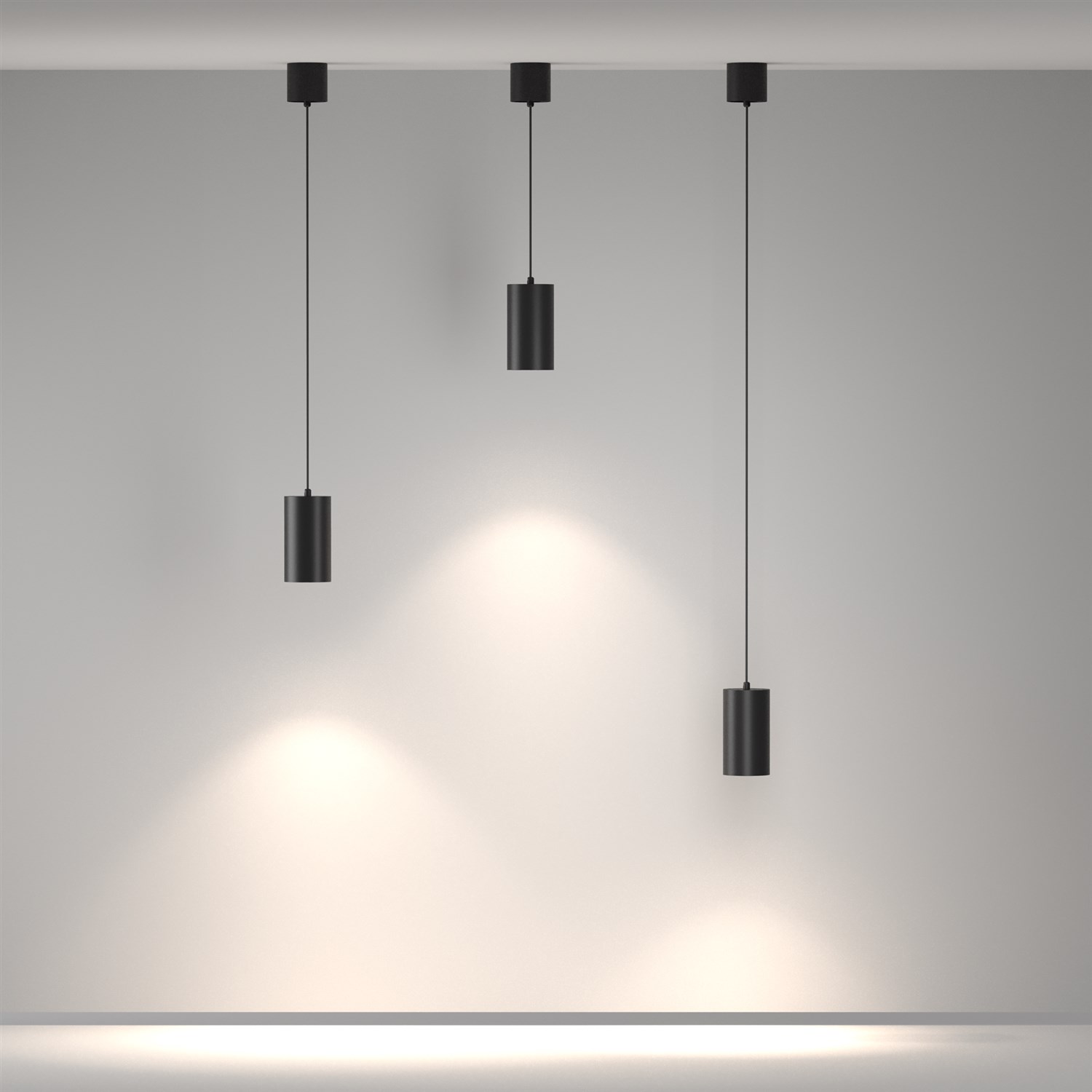 Maytoni Technical Vol Подвесной светильник цвет: черный P100PL-20W4K-B