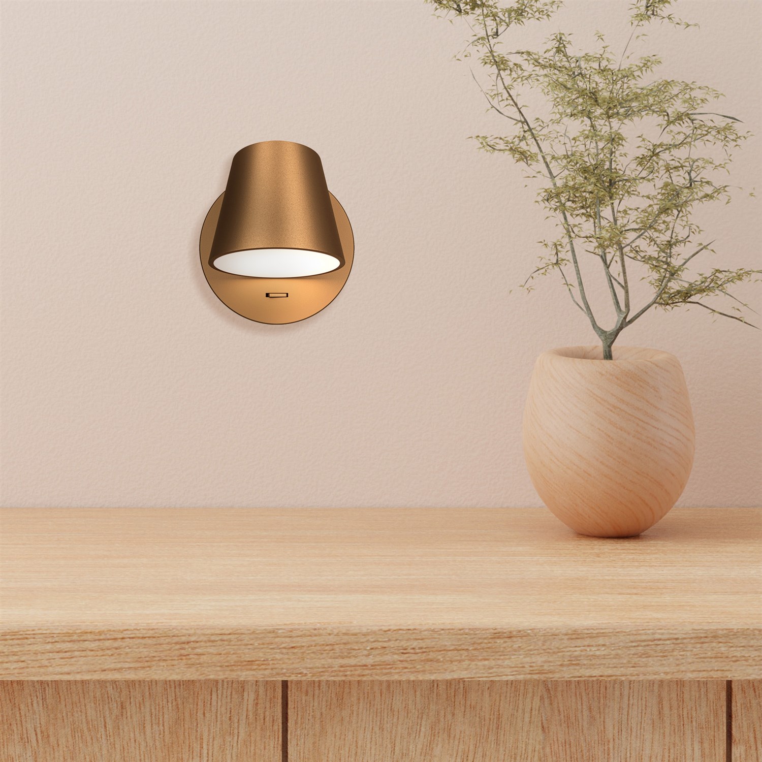 Maytoni Modern Pixel Настенный светильник (бра) цвет: латунь MOD421WL-L6BS3K