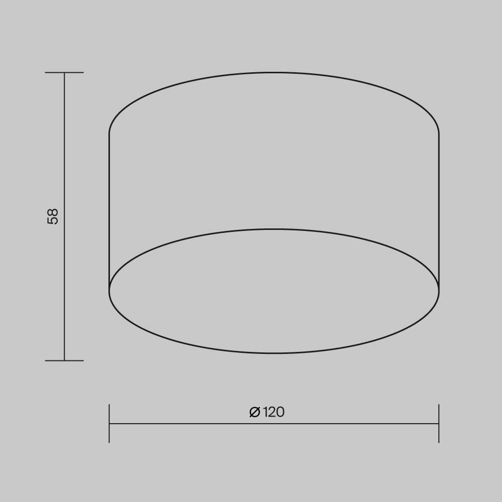 Maytoni Outdoor Zon IP Потолочный светильник цвет: черный O430CL-L15B3K