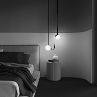 Maytoni Technical Luna Подвесной светильник цвет: черный TR125B-10W4K-B
