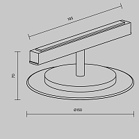 Maytoni Technical Relax Трековый светильник цвет: латунь TR107-2-5W4K-BS
