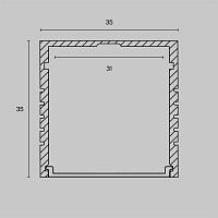 Maytoni Led Strip Профиль ALM-3535A-S-2M