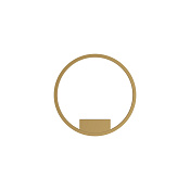 Maytoni Modern Rim Настенный светильник (бра) цвет: латунь MOD058WL-L25BSK