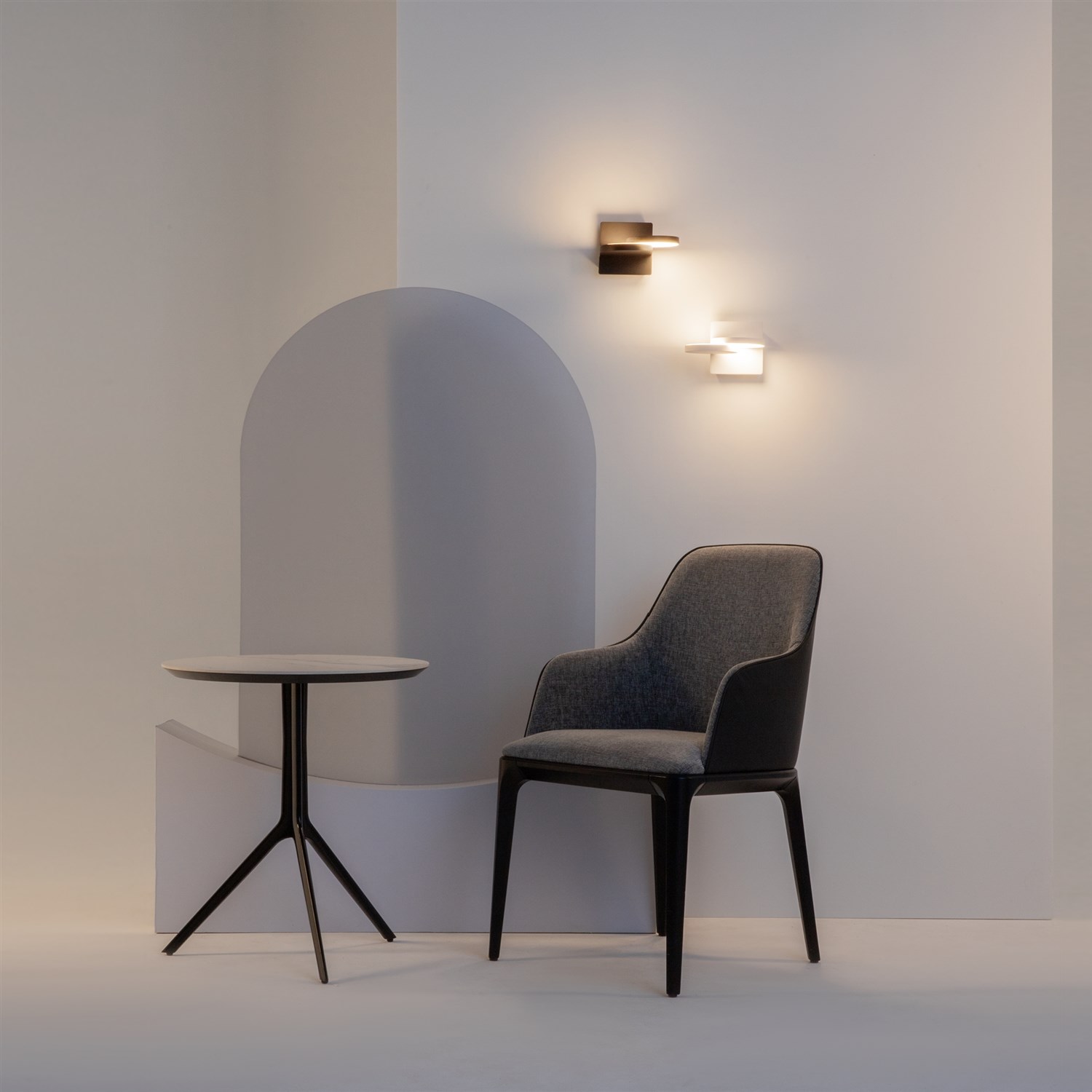Maytoni Modern Flap Настенный светильник (бра) цвет: черный MOD354WL-L12B3K