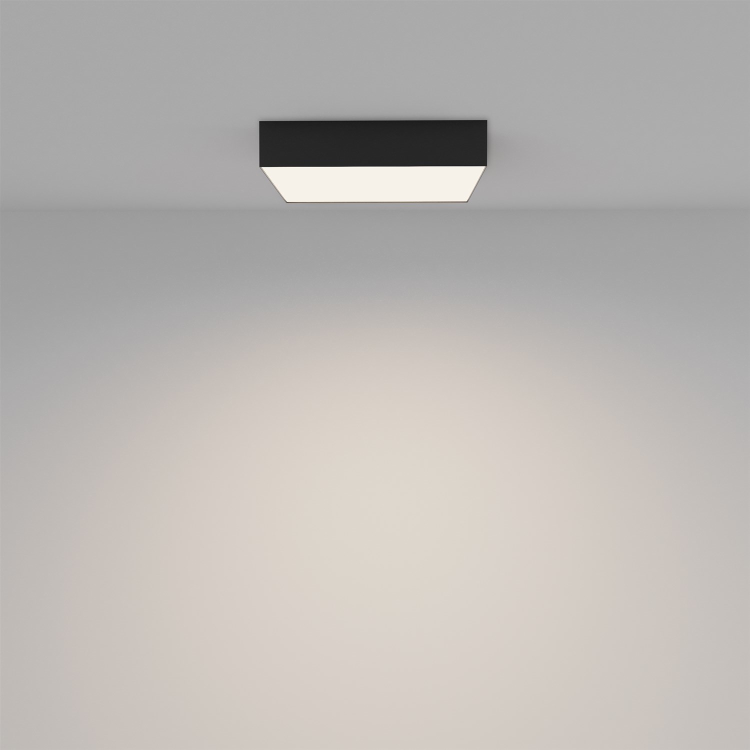 Maytoni Technical Zon Потолочный светильник цвет: черный C032CL-36W4K-SQ-B
