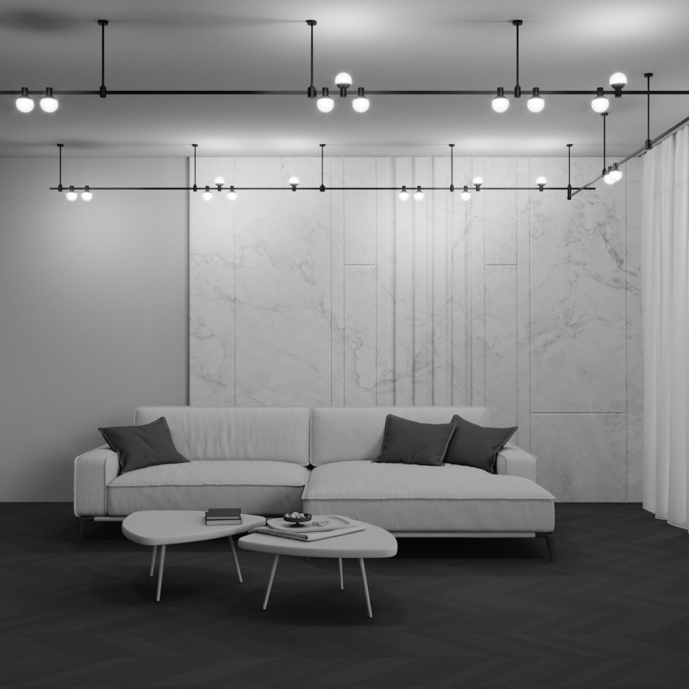 Maytoni Technical Luna Трековый светильник цвет: черный TR149-1-5W3K-B