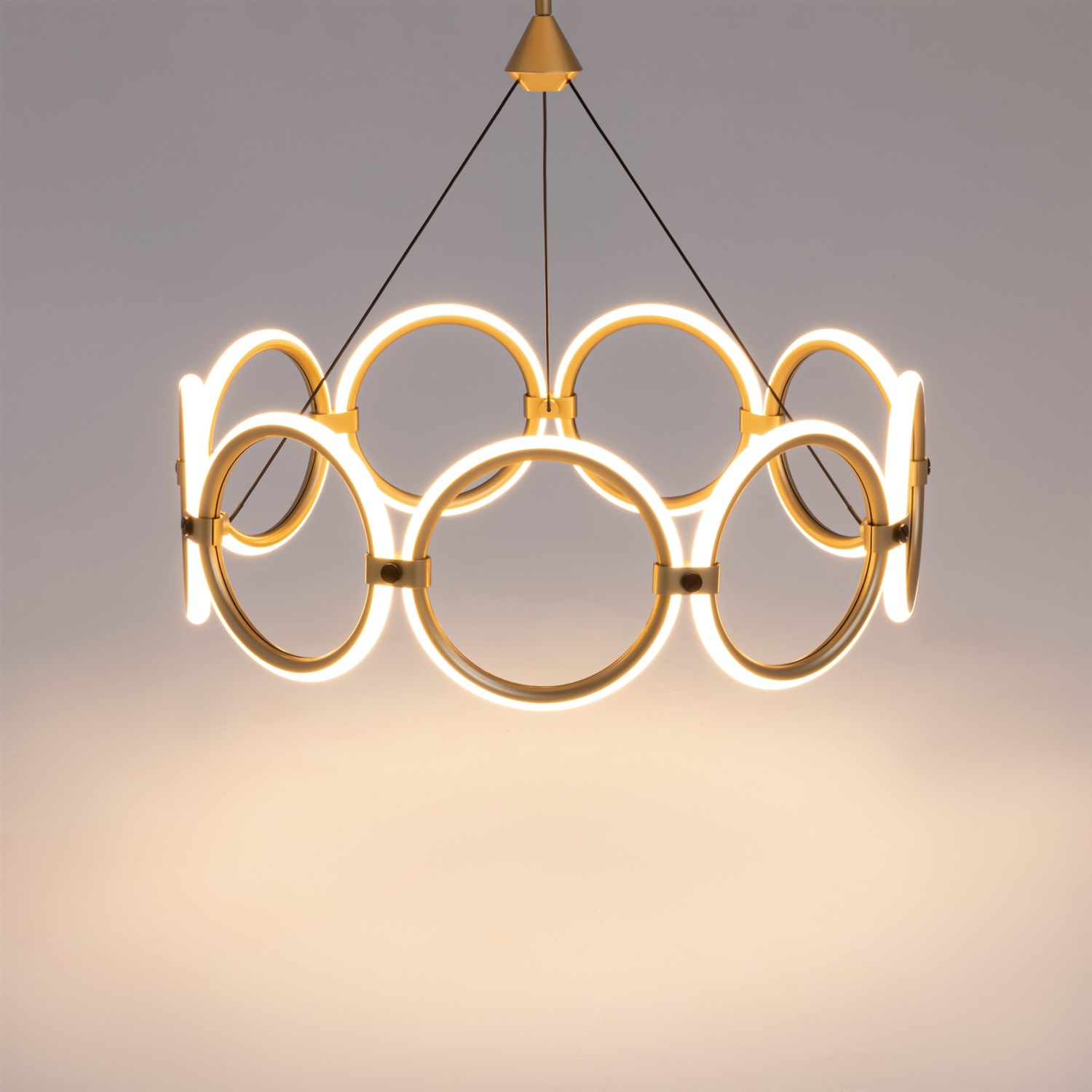 Maytoni Modern Link Подвесной светильник цвет: черный и латунь MOD357PL-L40BS3K