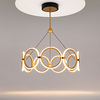 Maytoni Modern Link Подвесной светильник цвет: черный и латунь MOD357PL-L40BS3K