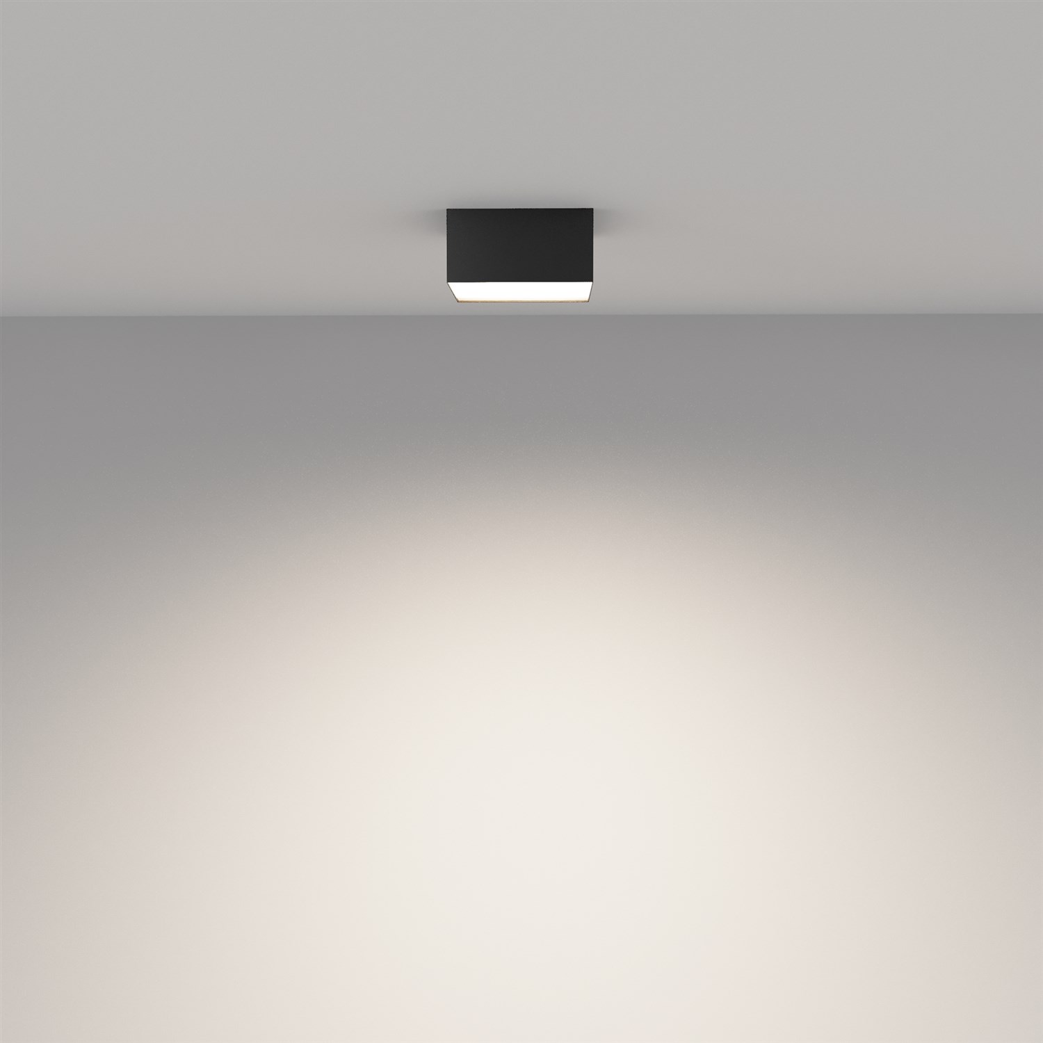 Maytoni Technical Zon Потолочный светильник цвет: черный C032CL-12W4K-SQ-B