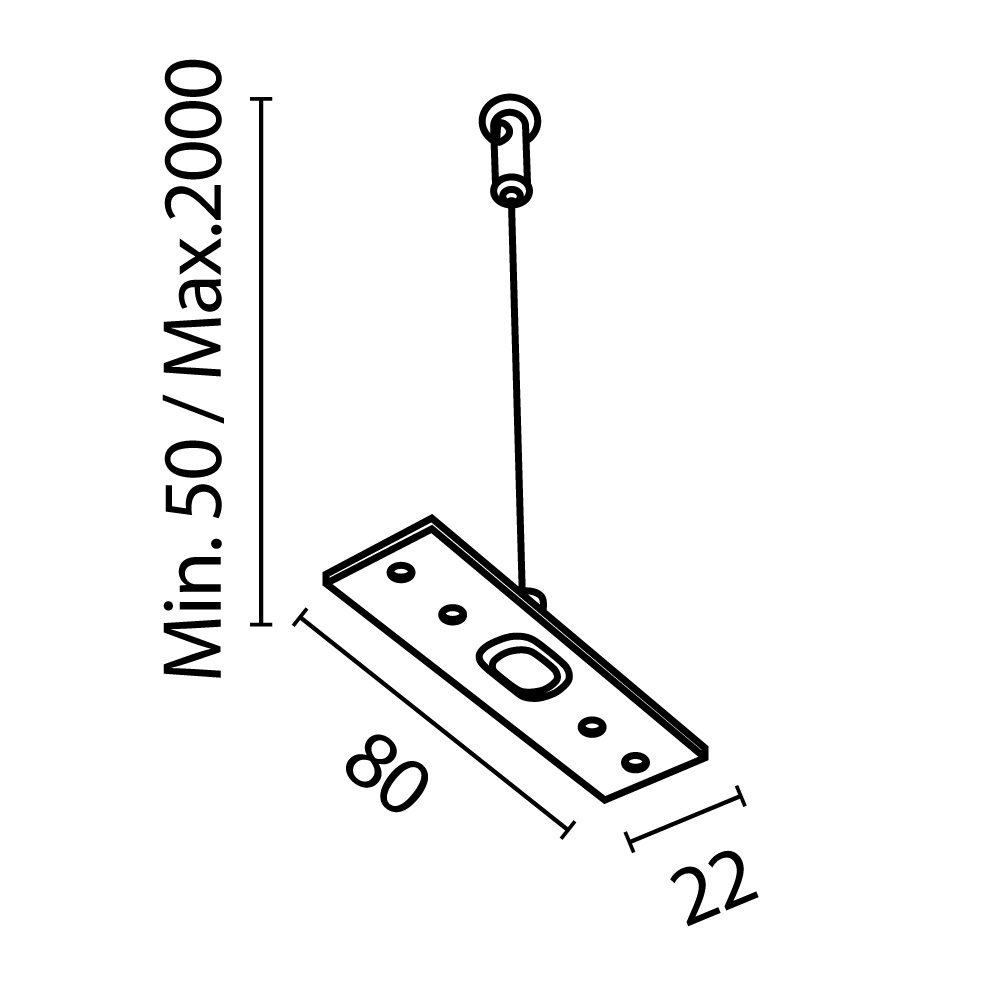 Maytoni Technical Подвес тросовый 2 шт. Exility белый TRA034SW-2W