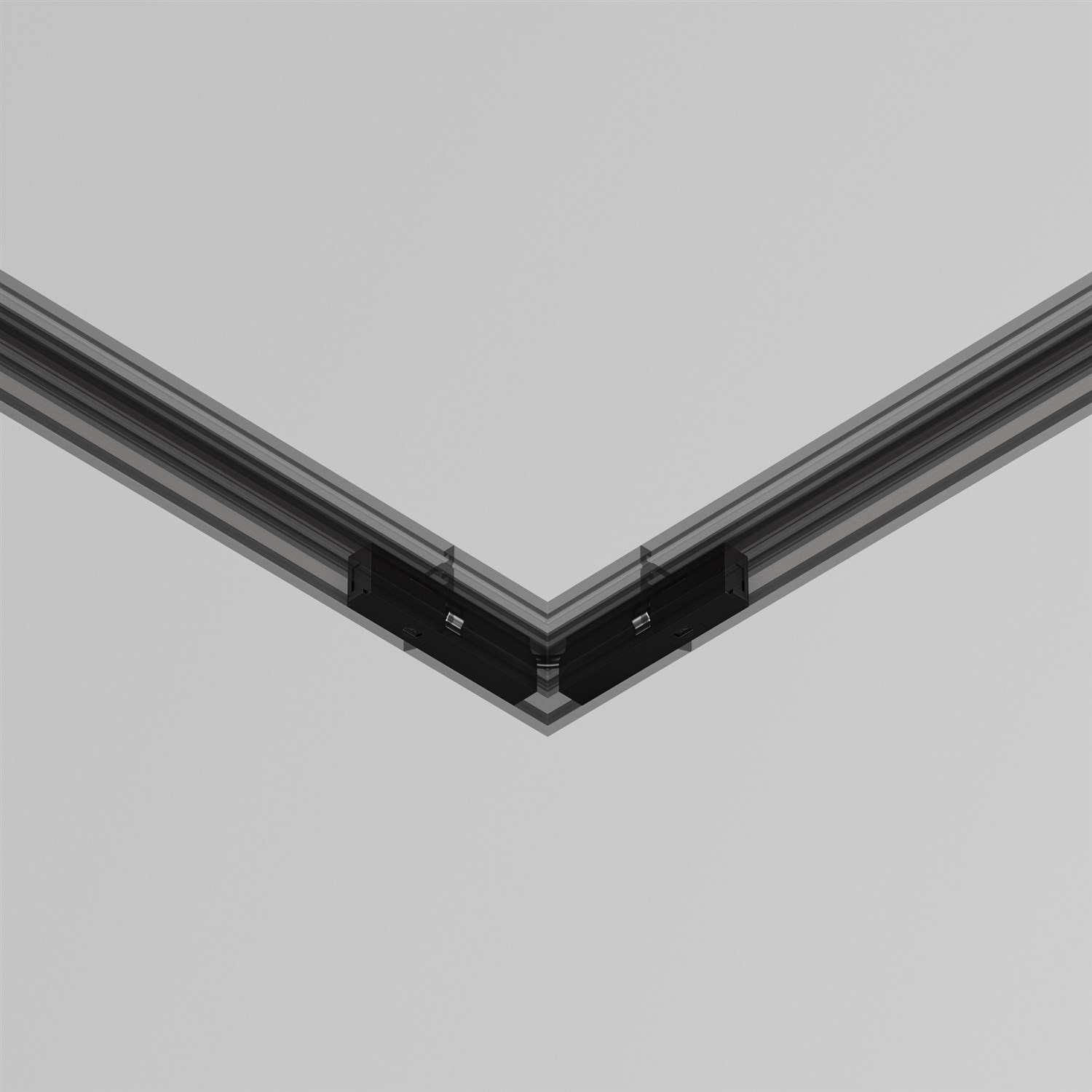 Maytoni Technical Коннектор питания угловой 3см Levity TRA184CPC-1B-3