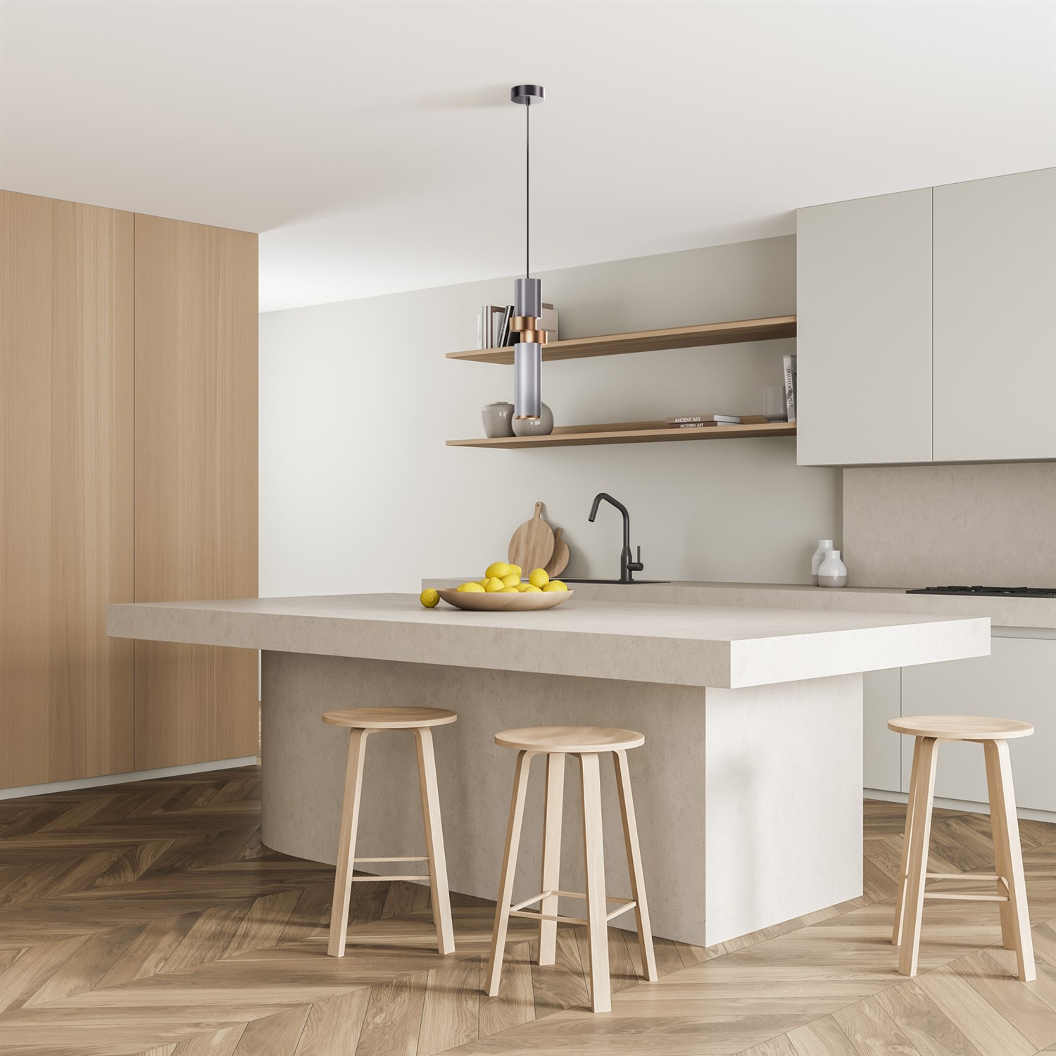 Maytoni Modern Palette Подвесной светильник цвет: черный MOD303PL-01CFL2
