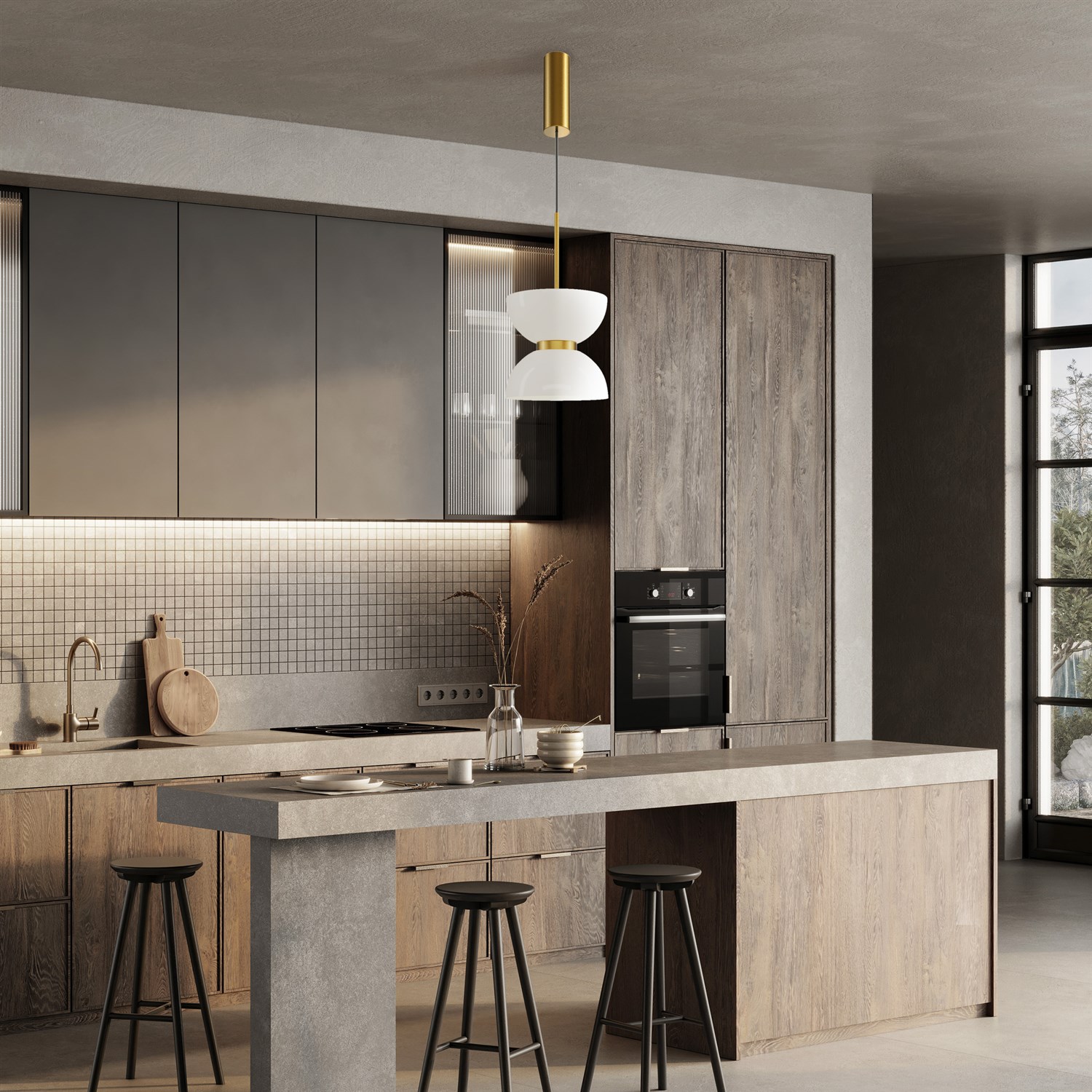 Maytoni Modern Kyoto Подвесной светильник цвет: золото MOD178PL-L11G3K