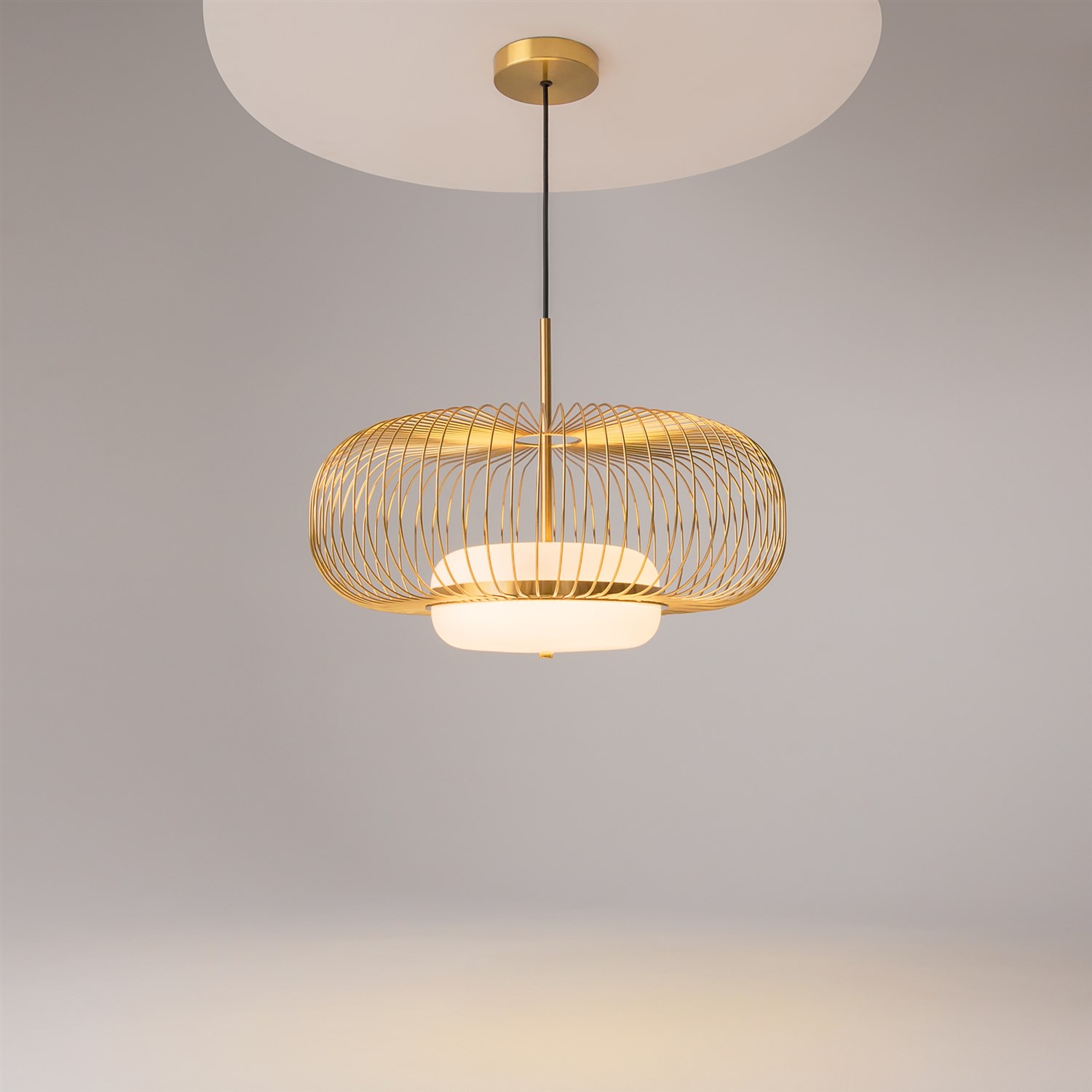 Maytoni Modern Levitation Подвесной светильник цвет: латунь MOD376PL-L30G3K