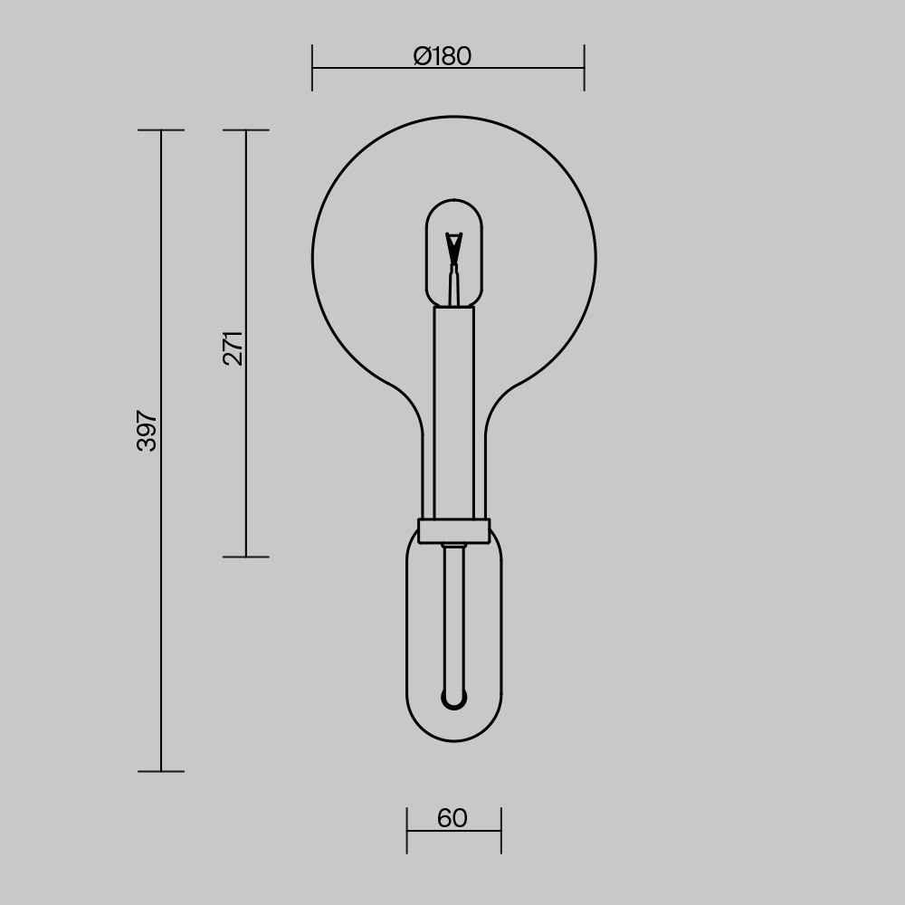 Maytoni Modern Status Настенный светильник (бра) цвет: латунь MOD333WL-01BS