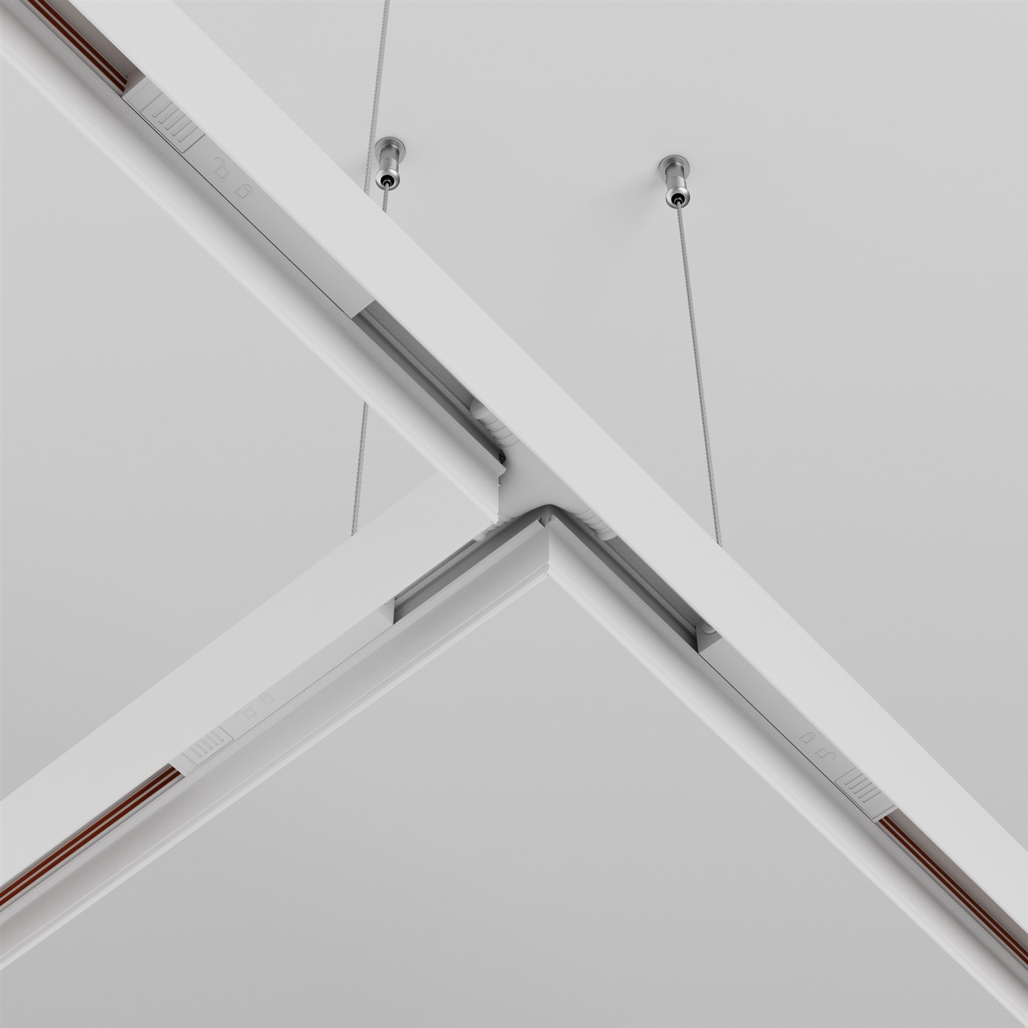 Maytoni Technical Коннектор питания Т-образный Exility белый TRA034CWT-42W