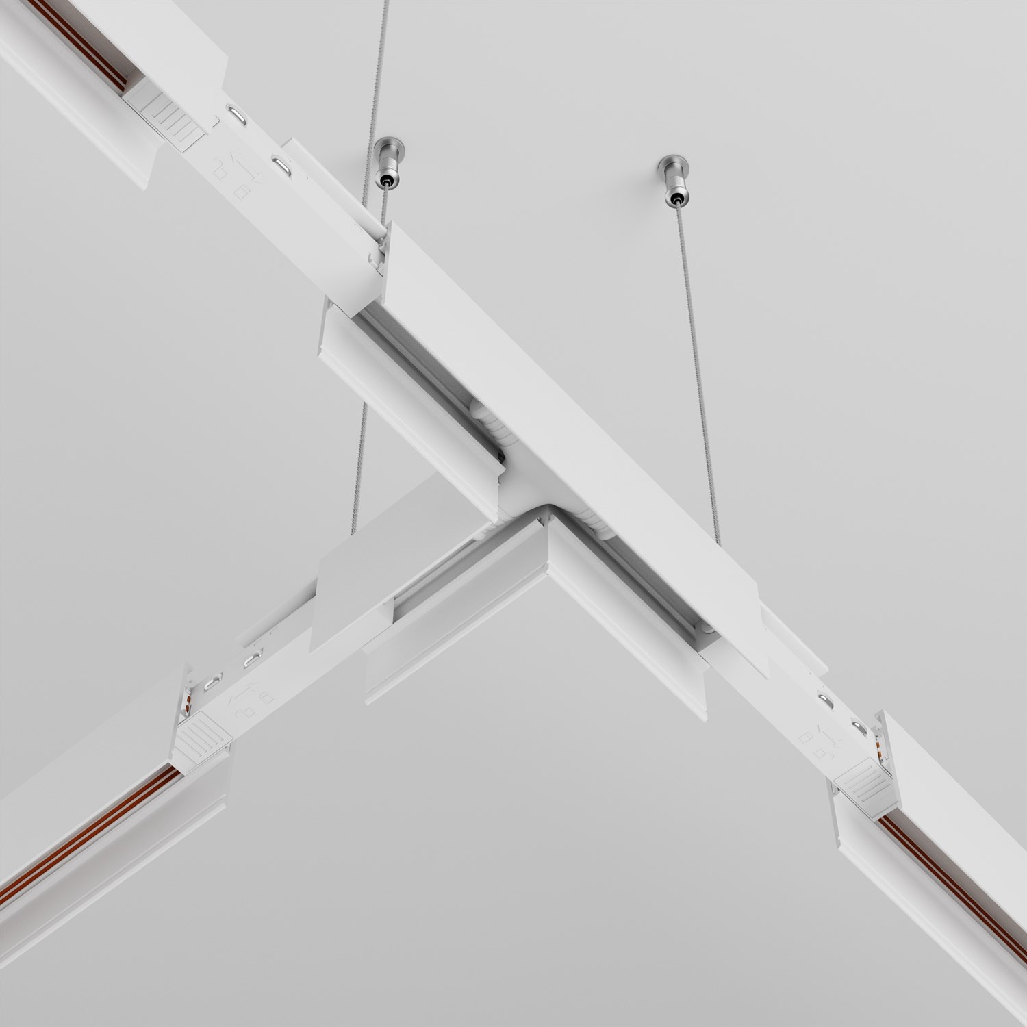 Maytoni Technical Коннектор питания Т-образный Exility белый TRA034CWT-42W