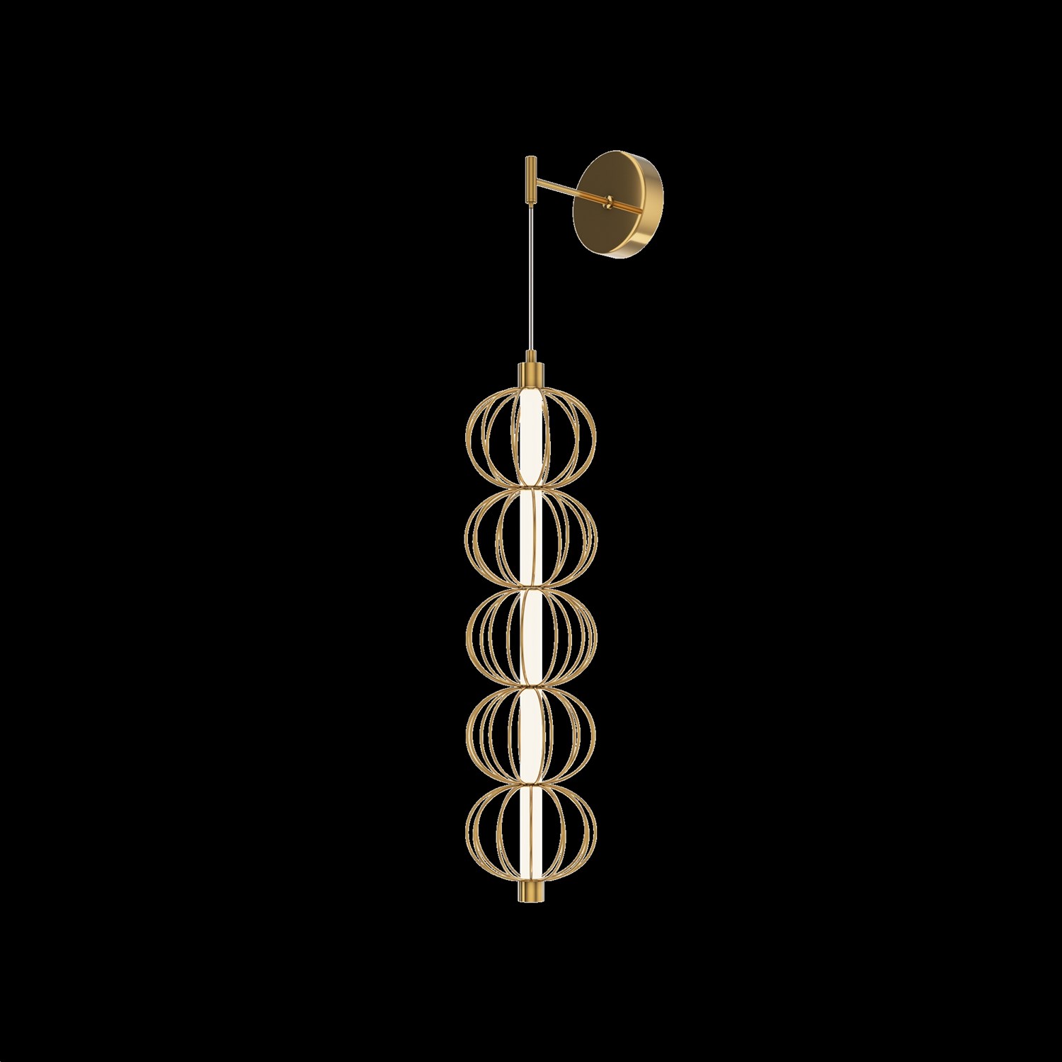 Maytoni Modern Golden Cage Настенный светильник (бра) цвет: золото MOD216WL-L10G3K