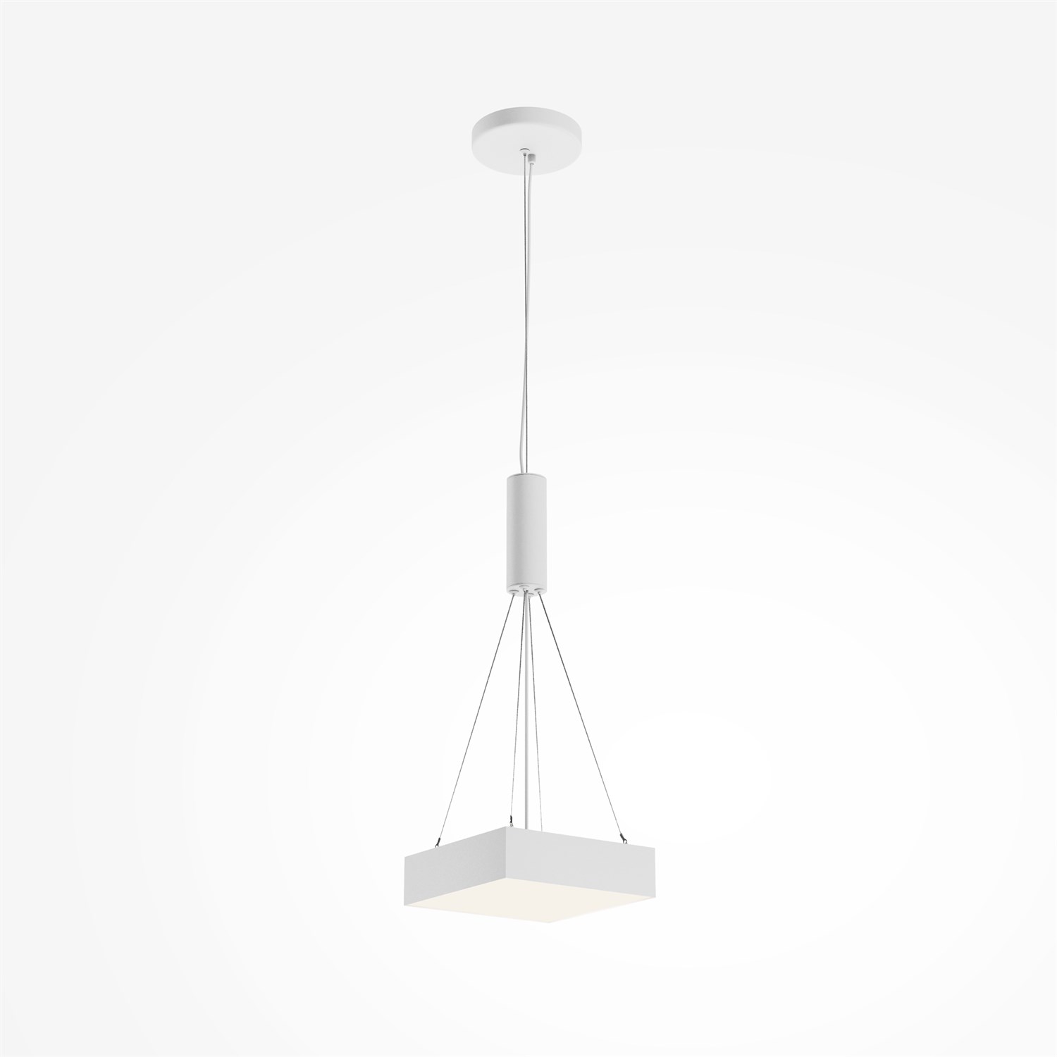 Maytoni Technical Zon Потолочный светильник цвет: белый C032CL-24W4K-SQ-W