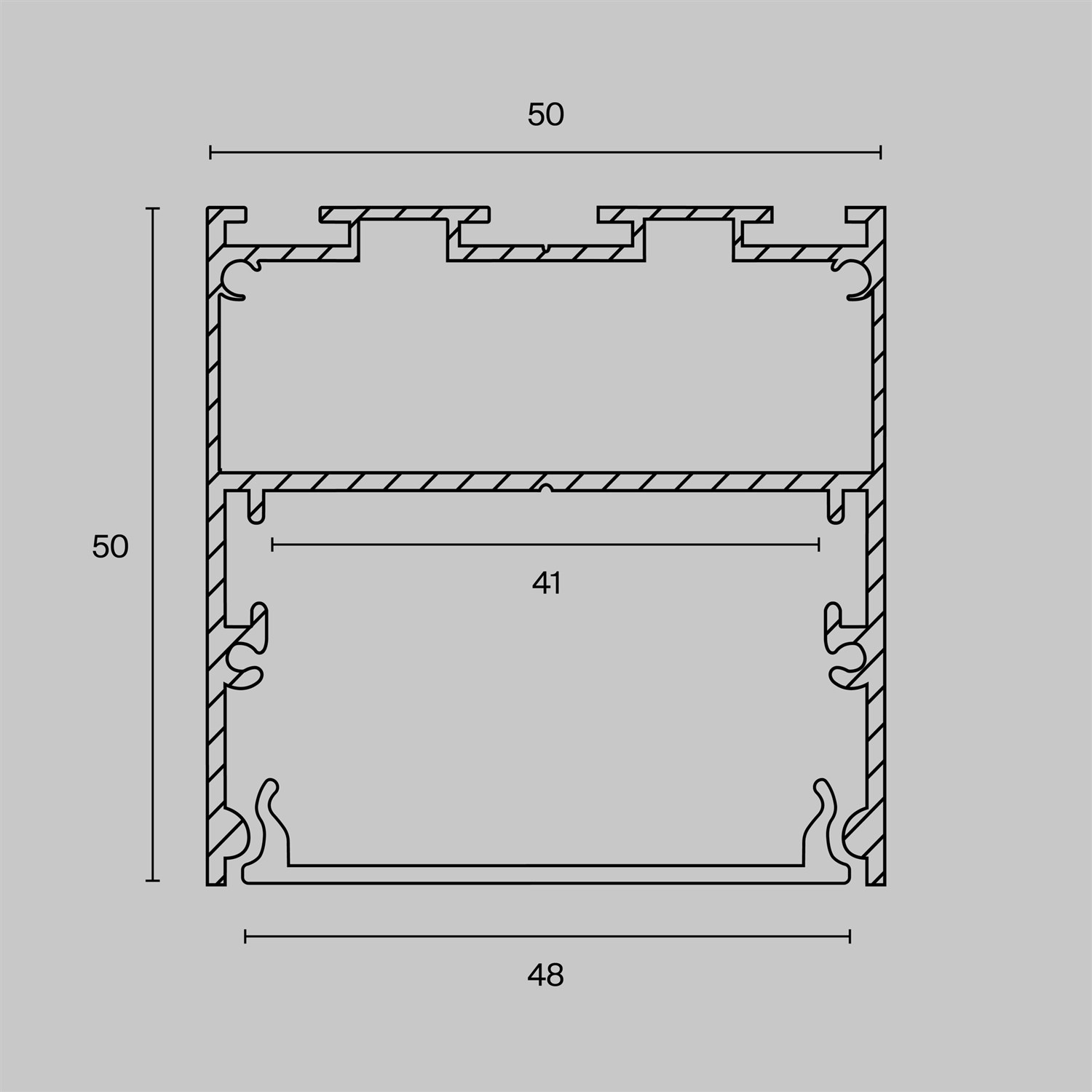 Maytoni Led Strip Профиль ALM-5050-S-2M