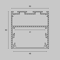 Maytoni Led Strip Профиль ALM-5050-S-2M
