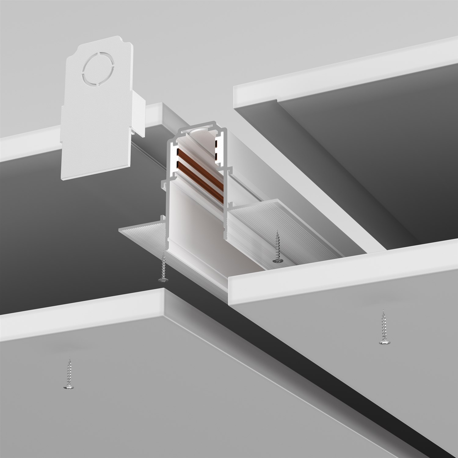 Maytoni Technical Busbar trunkings Exility Шинопровод встраиваемый цвет: белый TRX034-421W