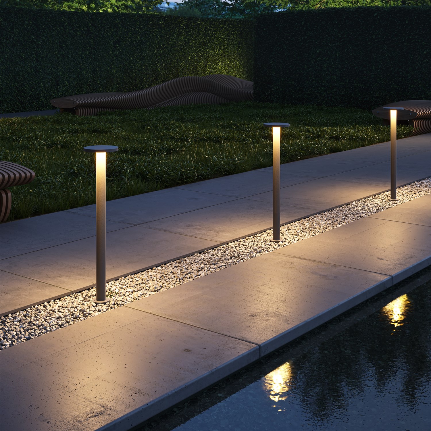 Maytoni Outdoor Wald Ландшафтный светильник цвет: графит O420FL-L12GF1