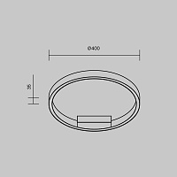 Maytoni Modern Rim Потолочный светильник цвет: белый MOD058CL-L25WK
