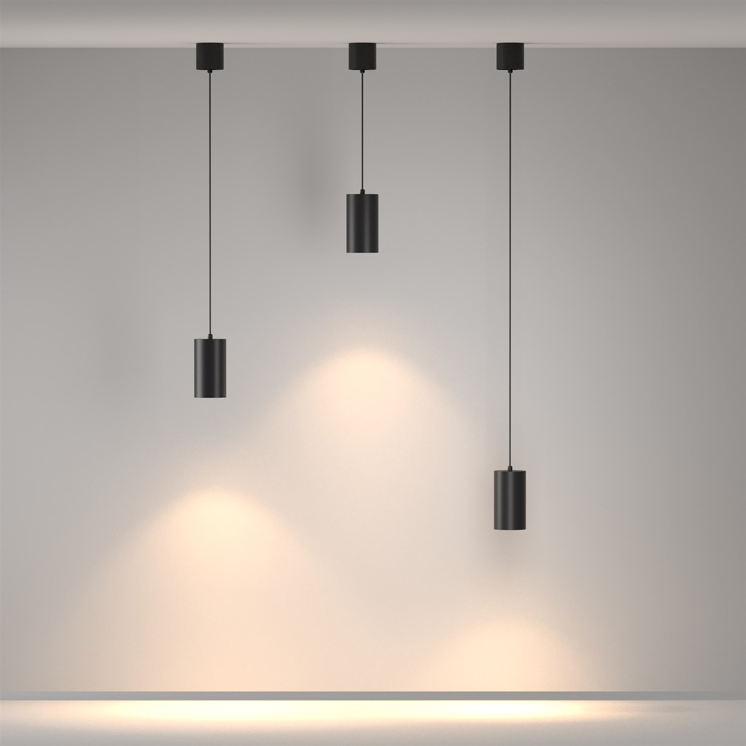 Maytoni Technical Vol Подвесной светильник цвет: черный P100PL-20W3K-B