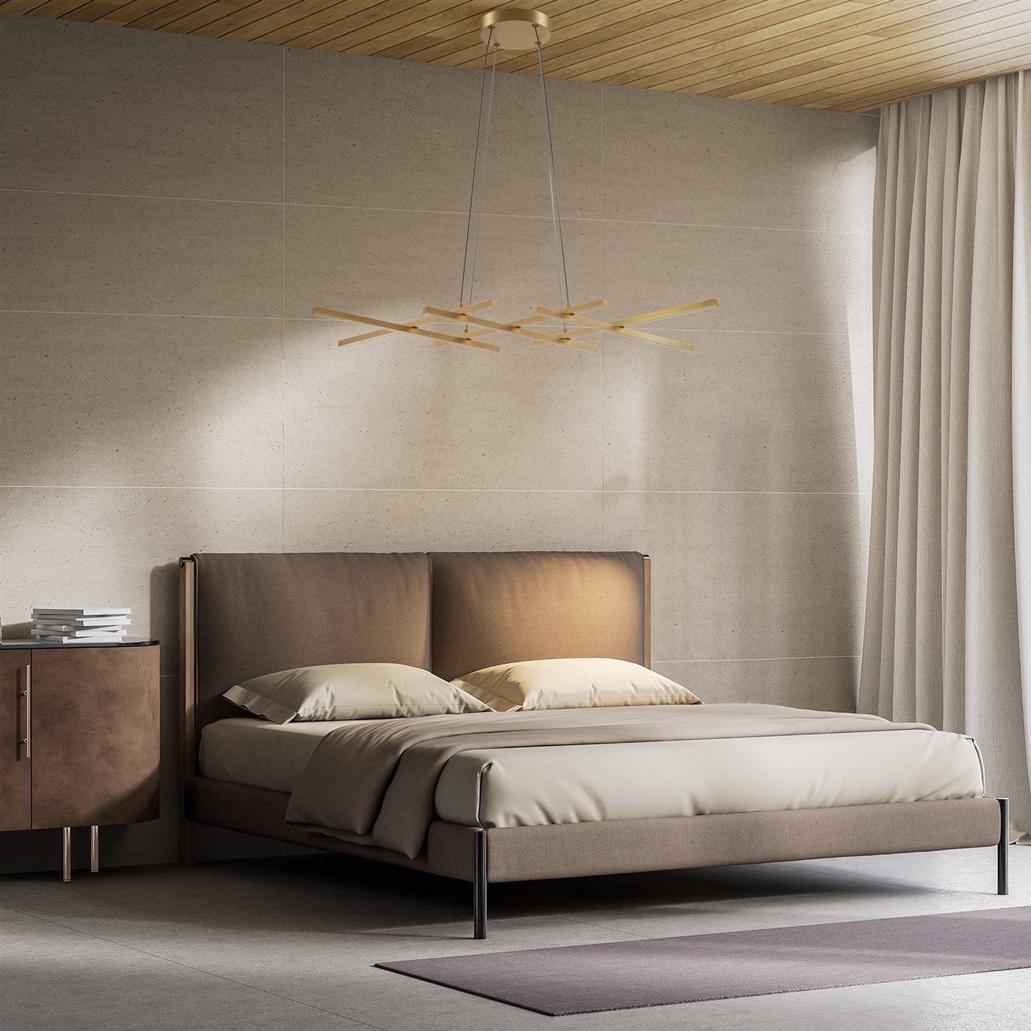 Maytoni Modern Halo Подвесной светильник цвет: латунь MOD244PL-L50BSK