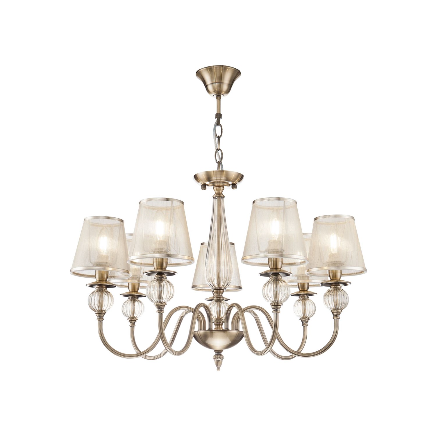 Freya Classic Inessa Люстра цвет: бронза антик FR2685PL-07BZ