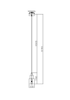Freya Loft Moke Подвесной светильник цвет: серый FR4006PL-01BS