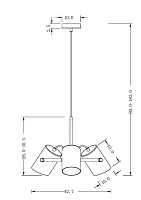 Freya Loft Elori Подвесной светильник цвет: черный FR4004PL-03WB