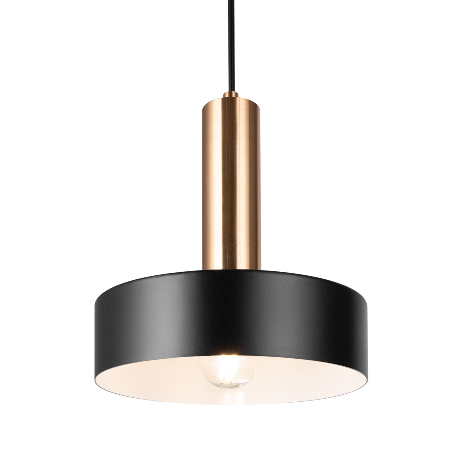 Freya Loft Izza Подвесной светильник цвет: черный и латунь FR4008PL-01BBS