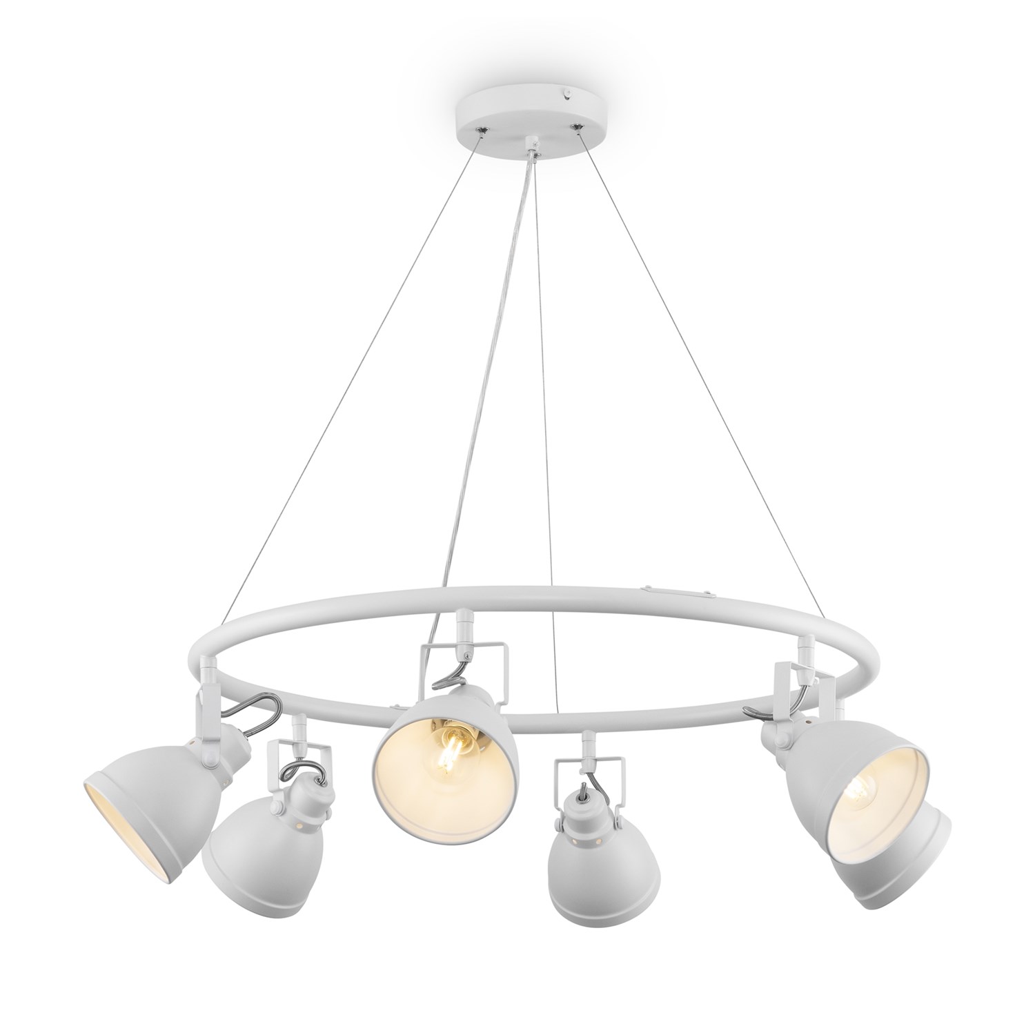 Freya Loft Roslyn Подвесной светильник цвет: белый FR4003PL-06W