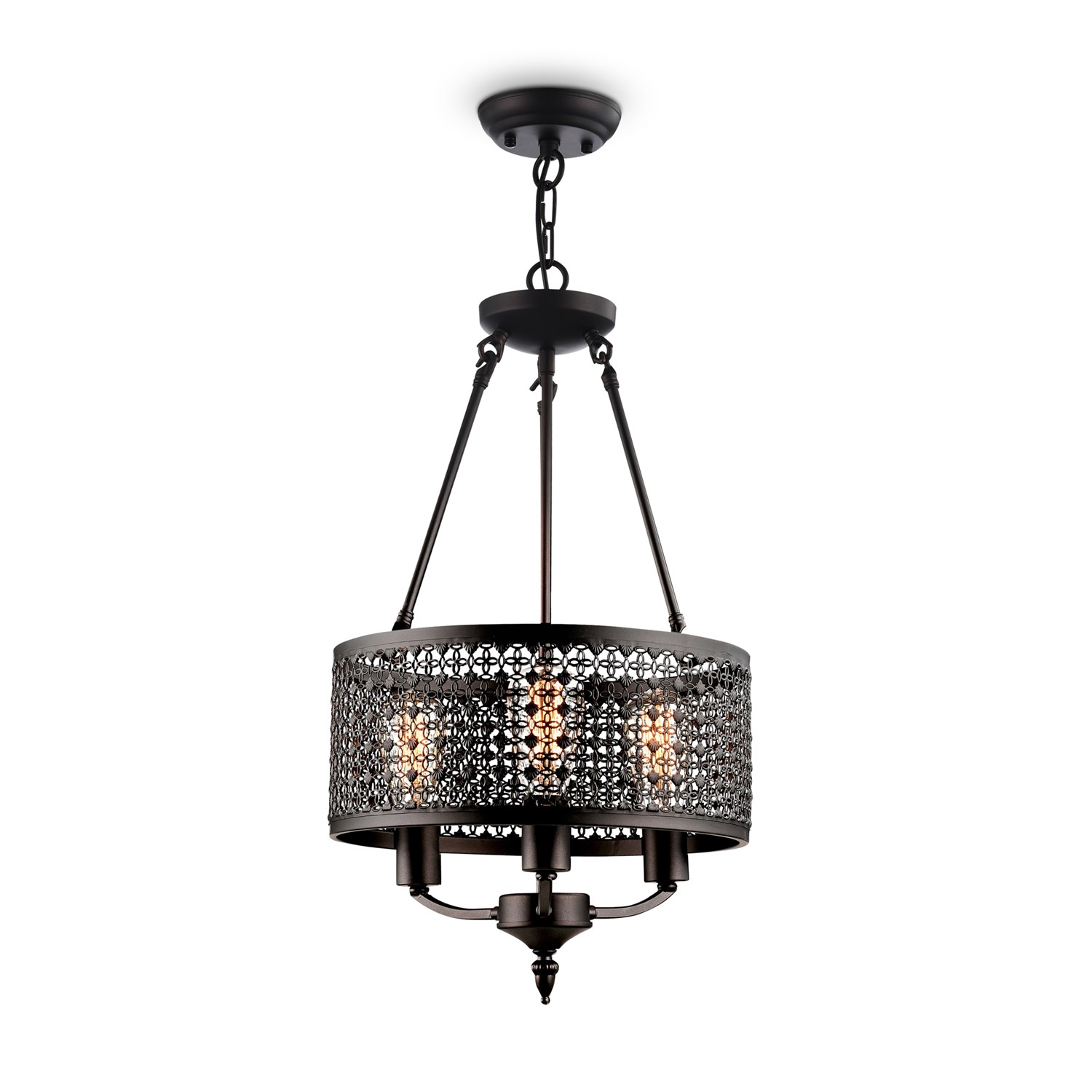 Freya Loft Conte Люстра цвет: коричневый FR4166-PL-03C-BL