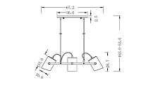 Freya Loft Elori Подвесной светильник цвет: черный FR4005PL-03WB