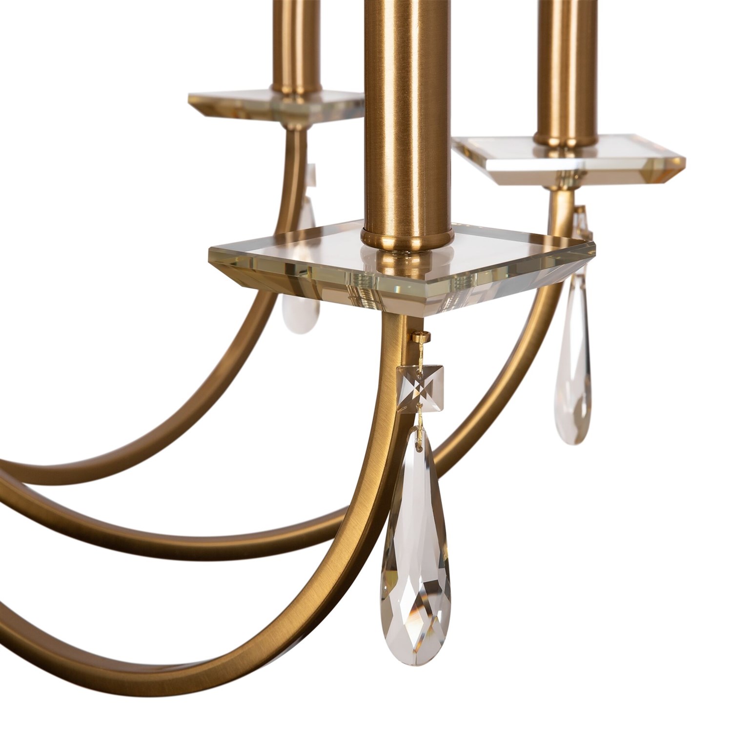 Freya Crystal Forte Люстра цвет: латунь FR1006PL-08G