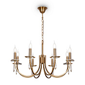 Freya Crystal Forte Люстра цвет: латунь FR1006PL-08G