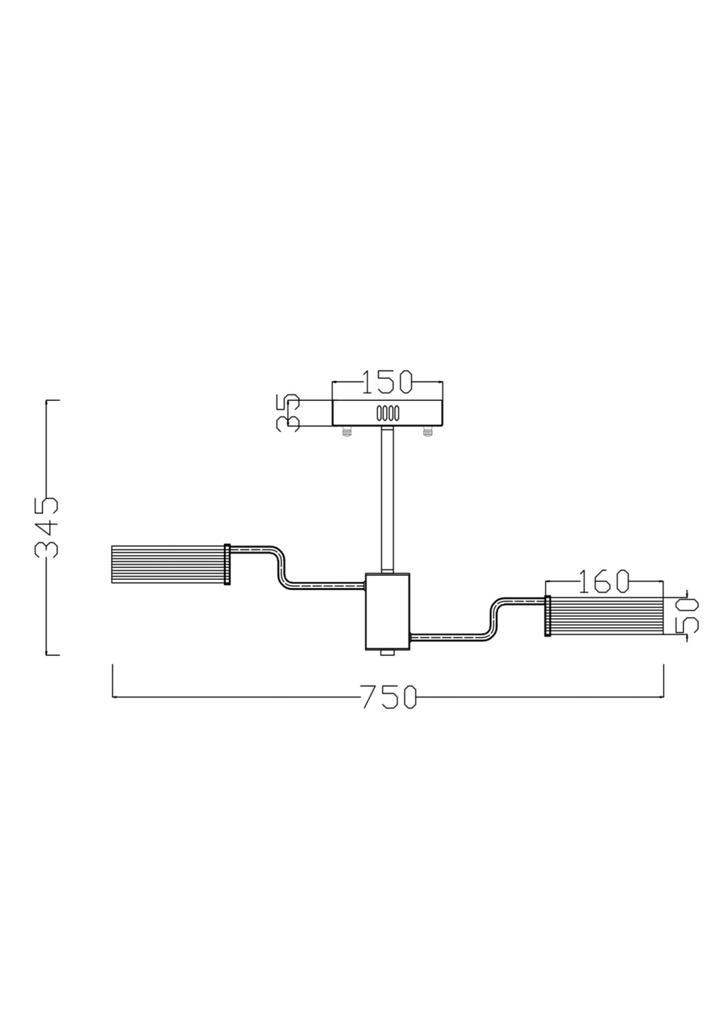 Freya LED Eva Потолочный светильник цвет: хром FR6039CL-L64CH