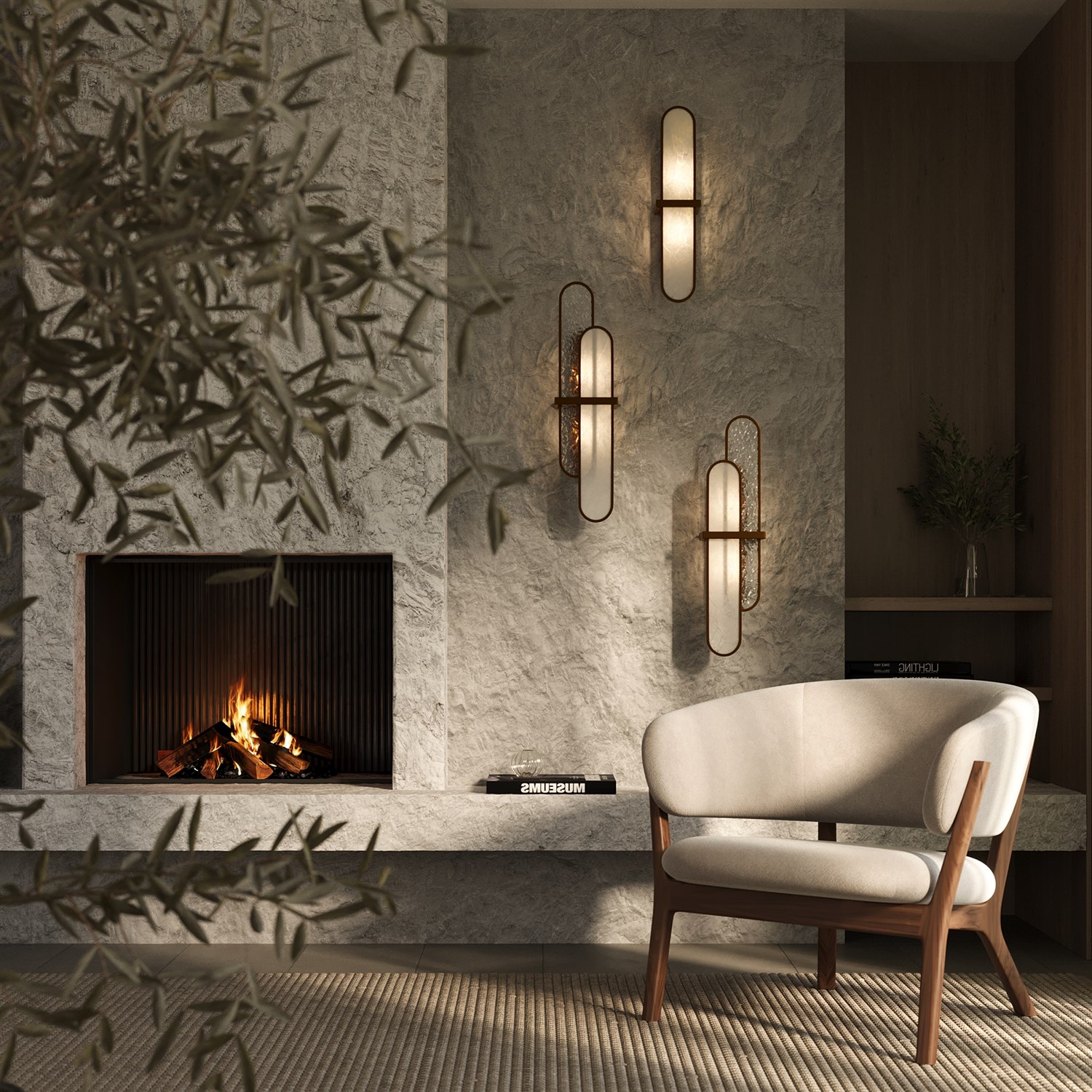 Maytoni Modern Marmo Настенный светильник (бра) цвет: латунь MOD099WL-02G