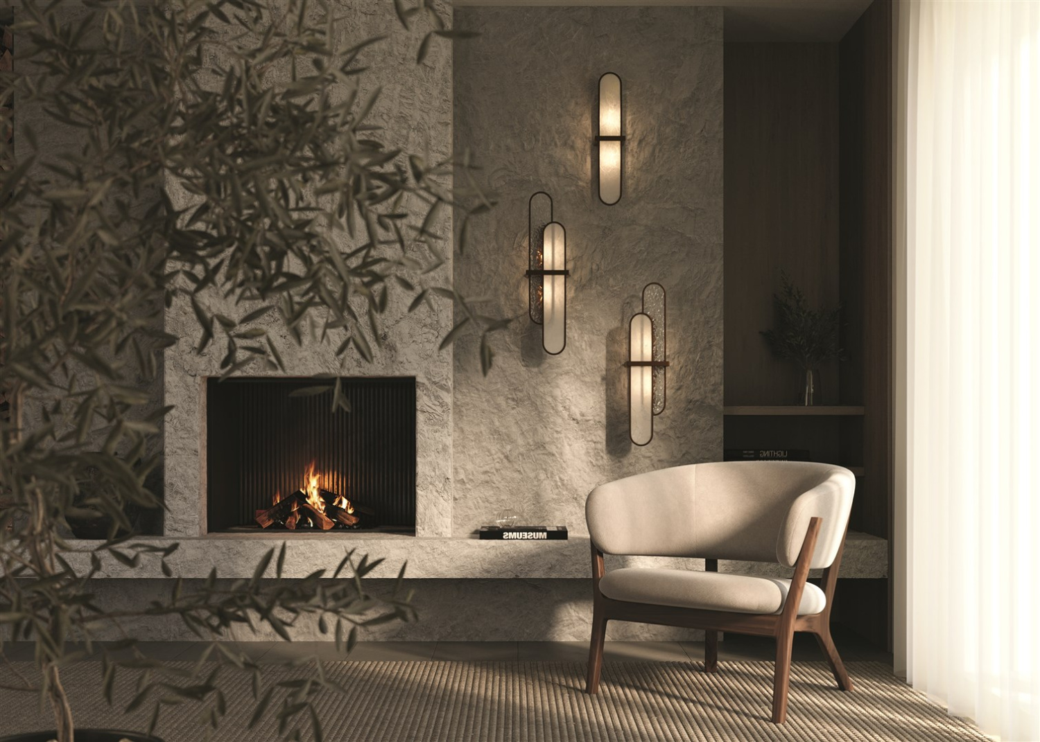 Maytoni Modern Marmo Настенный светильник (бра) цвет: латунь MOD099WL-02G