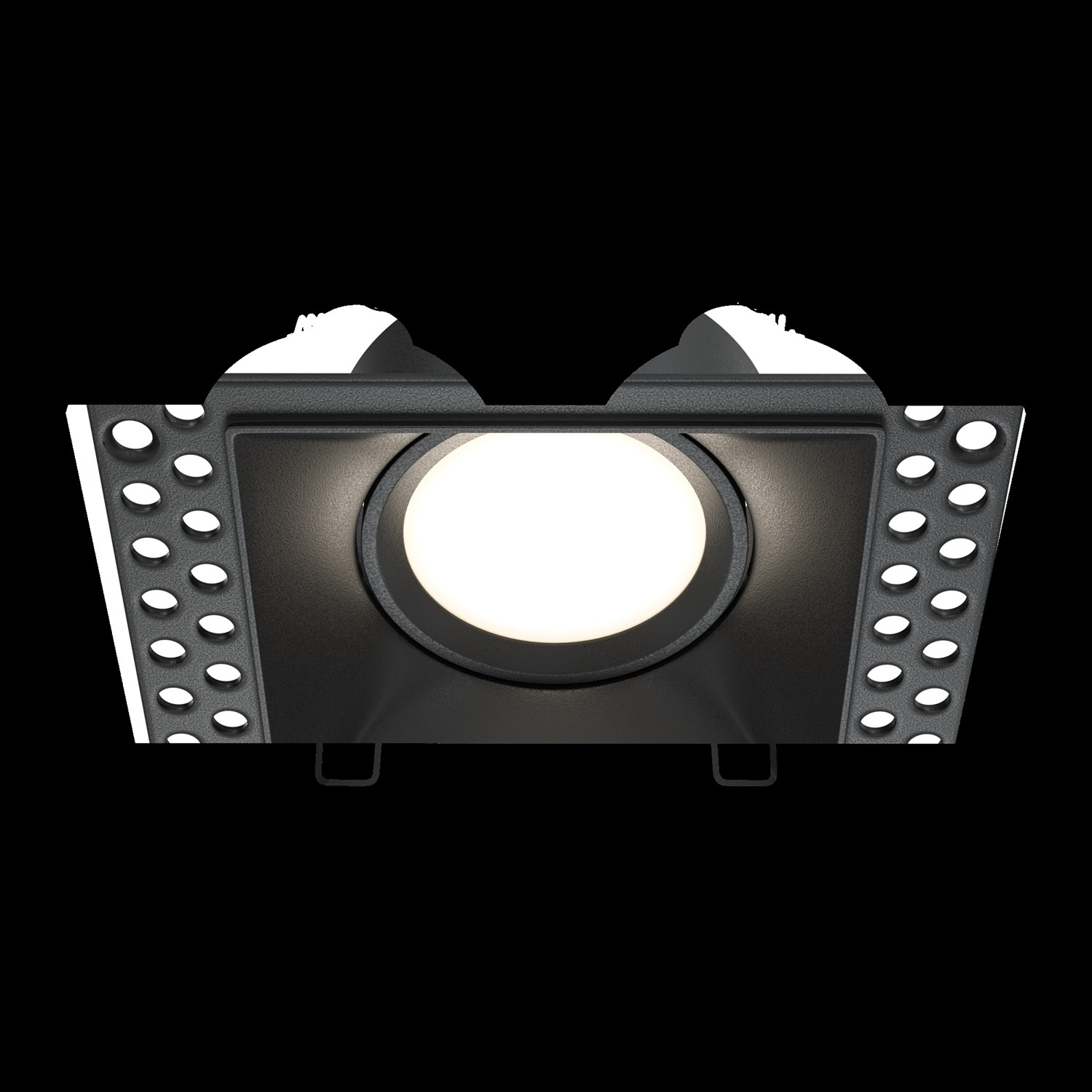 Maytoni Technical Dot Встраиваемый светильник цвет: черный DL042-01-SQ-B