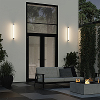 Maytoni Outdoor Rounge Настенный светильник (бра) цвет: черный O482WL-L16B3K