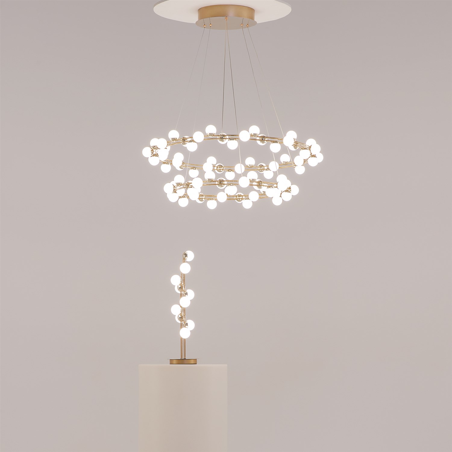 Maytoni Modern Tessara Подвесной светильник цвет: золото MOD081PL-L84G3K