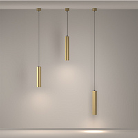 Maytoni Technical Artisan Подвесной светильник цвет: матовое золото P082PL-GU10-MG